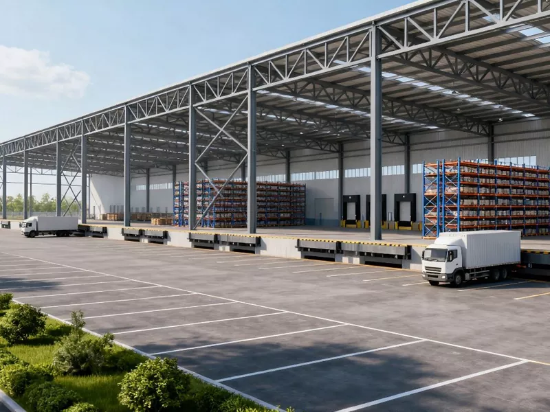 Teräsrakenteiden jakelukeskuksen rakennus